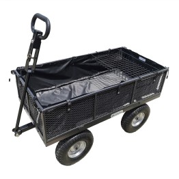 The Handy THDLGT 400kg (880lb) Garden Trolley with Liner & Tool Tray