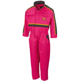 John Deere Kids Pink Overalls (1 Size Available)