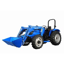 Solis 50 4WD Compact Tractor with Agricultural Tyres and ROPS (Front Loader Optional)