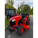 Kubota B3150 4WD 31HP Hydrostatic Compact Tractor with 60" Mid-mounted deck and rear collector