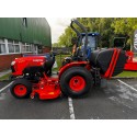 Kubota B3150 4WD 31HP Hydrostatic Compact Tractor with 60" Mid-mounted deck and rear collector