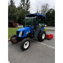 New Holland 27HP HST Compact Tractor TC27DA with a Trimax Striker 190 Multi-Spindled Rotary Mower