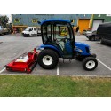 New Holland 27HP HST Compact Tractor TC27DA with a Trimax Striker 190 Multi-Spindled Rotary Mower