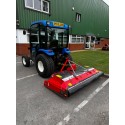 New Holland 27HP HST Compact Tractor TC27DA with a Trimax Striker 190 Multi-Spindled Rotary Mower