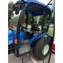 New Holland 27HP HST Compact Tractor TC27DA with a Trimax Striker 190 Multi-Spindled Rotary Mower