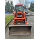 KUBOTA L3830 Compact Tractor with Full Cab and Front Loader