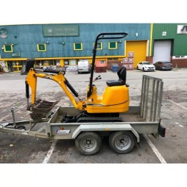 JCB 8008 Micro Excavator / Digger with 3 Buckets and a trailer (Finance Available)