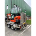 Kubota KX015-4 1.5 Tonne Digger / Mini Excavator with 1 bucket and A Trailer