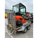 Kubota KX015-4 1.5 Tonne Digger / Mini Excavator with 1 bucket and A Trailer