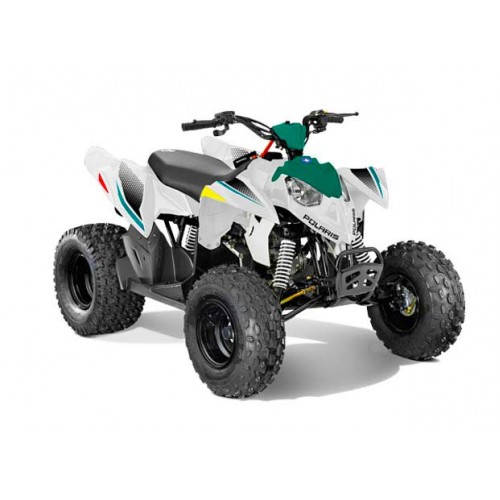 Polaris Outlaw 110 White & Green Kids Quad