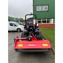 Solis 26 Compact Tractor (26HP with industrial tyres) with Winton Flail Mower 1.45m