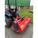 Solis 26 Compact Tractor (26HP with industrial tyres) with Winton Flail Mower 1.45m