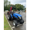 Solis 26 Compact Tractor (26 HP with Industrial Tyres) and Winton WAM60 Hedgecutter 