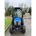 Solis 26 HST (Hydrostatic) Compact Tractor with Cab (industrial tyres) with Sno-Way Model 4 Salt Spreader