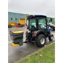 Solis 26 HST (Hydrostatic) Compact Tractor with Cab (industrial tyres) with Sno-Way Model 4 Salt Spreader