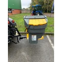 Solis 26 HST (Hydrostatic) Compact Tractor with Cab (industrial tyres) with Sno-Way Model 4 Salt Spreader