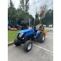 Solis 26 Compact Tractor (26HP with industrial tyres) with Deleks Falco 130 Hedgecutter