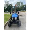 Solis 26 Compact Tractor (26HP with industrial tyres) with Deleks Falco 130 Hedgecutter