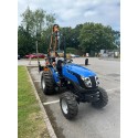 Solis 26 Compact Tractor (26HP with industrial tyres) with Deleks Falco 130 Hedgecutter