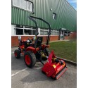 Kubota B1161 Compact Tractor with Winton WFA085 Flail Mower