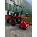 Kubota B1161 Compact Tractor with Winton WFA085 Flail Mower