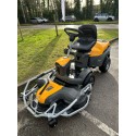 Stiga Park 500 W Petrol Front Mower and 110cm Combi Pro 110 Q Plus Deck