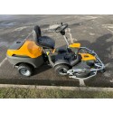 Stiga Park 500 W Petrol Front Mower and 110cm Combi Pro 110 Q Plus Deck