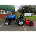 Solis 26 Compact Tractor (EX-DEMO) with Winton Flail Mower 1.45m