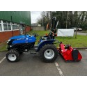 Solis 26 Compact Tractor (EX-DEMO) with Winton Flail Mower 1.45m