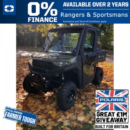 Polaris Ranger SP 570 Mid-Size Sage Green (EU) with Full Cab Kit