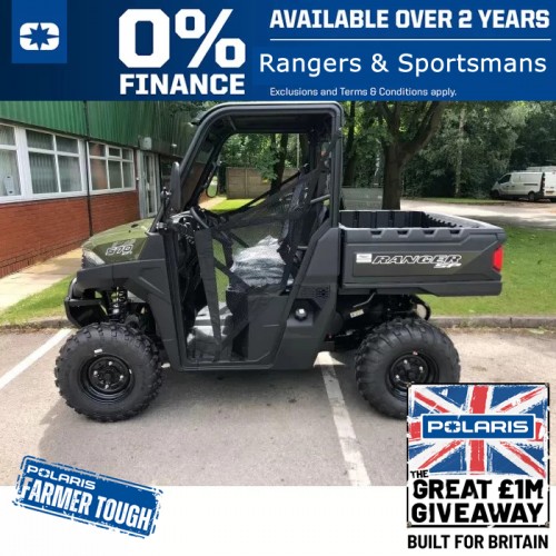 Polaris Ranger SP 570 Mid-Size Sage Green (EU) with Half Cab