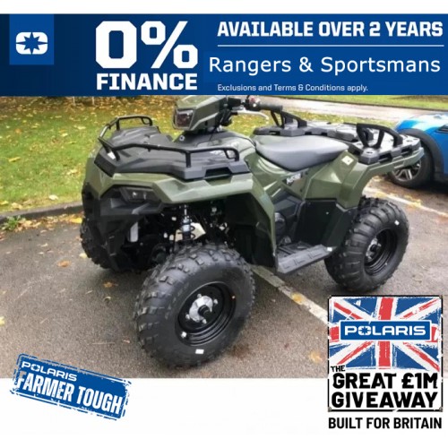 Polaris Sportsman 570 EPS (Sage Green) Quad Bike  EU SPEC (Agri Road Legal) 